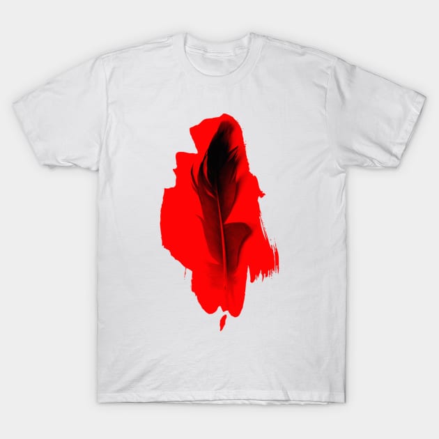 Bload Feather T-Shirt by maxha